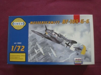 Messerschmitt Bf-109 G-6 - SCALA 1/72 Smer 0860 - Immagine 1 di 4