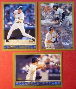 1998 Topps New York Yankees Lot of 3 different - Boggs, Martinez & Martinez ILP - Picture 1 of 2