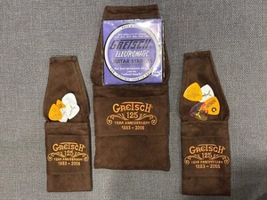Gretsch 125 Year Anniversary 1883-2008 Guitar Accessory Pouches (3 Total) Rare! - Picture 1 of 2