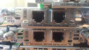 Cisco VIC2-2FXS for Cisco 2800 3800 series routers 2-PORT VOICE INTERFACE CARD - Picture 1 of 3