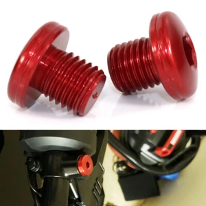 Paquete de 2 tapones de bloqueo de espejo CNC para HONDA CB650F 14-20/CB650R 19-24 - Imagen 1 de 12