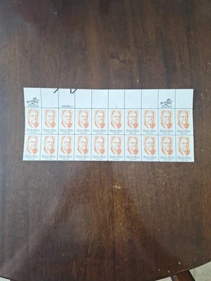 US SCOTT 2095 PANE OF 20 HORACE MOSES STAMPS 20 CENT FACE MNH - Image 1 of 3