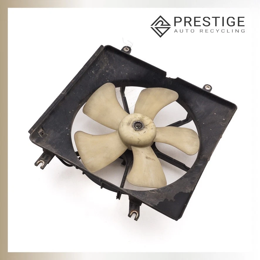 1994-2001 HONDA ACCORD PRELUDE Radiator Cooling Fan Motor w/Shroud 19015-P0A-003 - Image 1 of 4