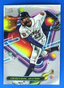 Tarjeta de béisbol 2023 Topps Cosmic Chrome Cristian Javier #39 Houston Astros - Imagen 1 de 2