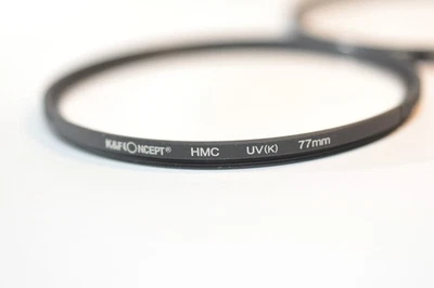 K&F Concept 77mm HMC UV Slim filter clear for Canon Nikon Sony Sigma Tamron lens - Image 1 of 3