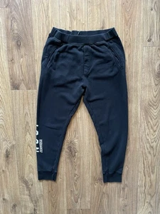 DSQUARED2 Icon Joggers Mens Small Black Tracksuit Bottoms Sweatpants Trousers - Picture 1 of 8