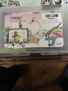 Lihao Snaps and Pliers set - Snap Buttons For Sewing And Crafts - Picture 1 of 2