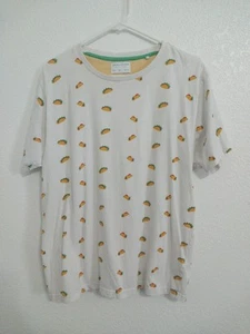 Camiseta Denim & Flower Ricky Singh Para Hombre Talla L Blanca Taco - Imagen 1 de 3