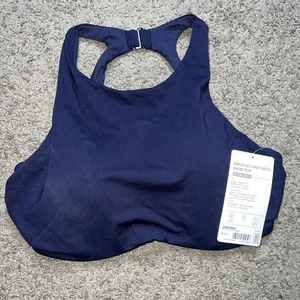 NUEVO CON ETIQUETAS Vestido Athleta 34 D/DD Azul Maldivas Cuello Alto Bikini Top Almohadillas Extraíbles Sujetador - Imagen 1 de 3