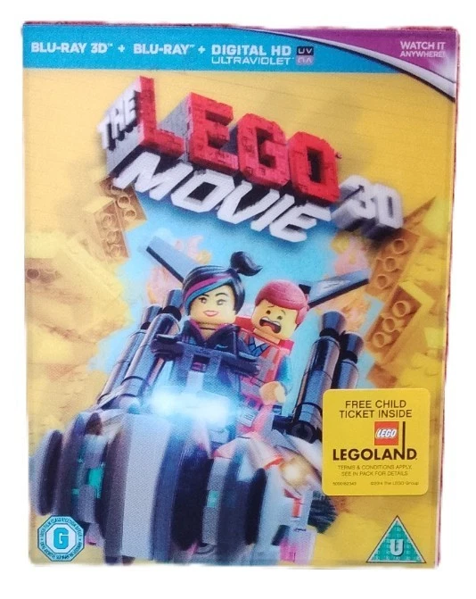 The Lego Movie [Blu-ray 3D + Blu-ray + UV Copy] [2014] [Region Free] - Image 1 of 1