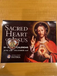 ❤️HEILIGES HERZ JESU KALENDER 2026❤️W O L VON GUADALUPE ROSENKRANZ❤️19 MOS. - Bild 1 von 6