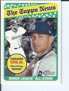 Fernando Tatis 2018 Topps Heritage Minors Topps News All Star - Picture 1 of 1