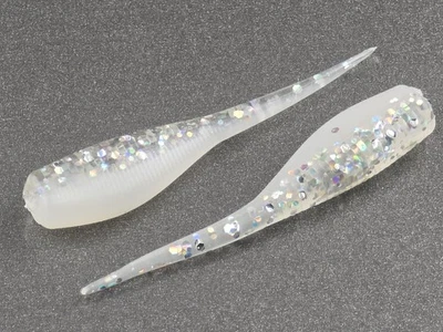 (24) 2 英寸 SLAB HUNTER "Silver Flash" GRUBS BAIT JIGS CRAPPIE PANFISH STINGER — 第 1/4 张图片