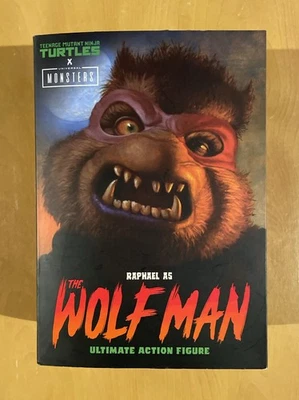 Neca Teenage Mutant Ninja Turtles X Universal Monsters Raphael como Wolfman Foto 1 de 4