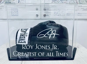 Roy Jones Jr. Guante de boxeo Everlast firmado / Beckett / Vitrina / Tyson / Ali - Imagen 1 de 10