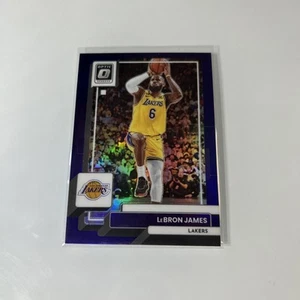 PURPLE HOLO PRIZM π₯ LeBron James 22-23 Donruss Optic #116 COLOR MATCH LA LAKERS - Picture 1 of 5