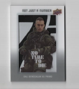 DALI BENSSALAH NOT JUST A NUMBER PATCH JAMES BOND NO TIME TO DIE 2025 UPPER DECK - Picture 1 of 2