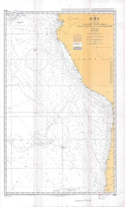 Admiralty 4608 Guayaquil Valparaiso West Coast Of South America Map Chart Marine - Picture 1 of 7