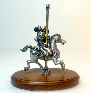 Disney Minnie’s Carousel Ride Chilmark Pewter Figurine – Limited Edition #657/25 - Picture 1 of 10