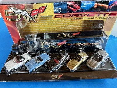 Racing Champions CORVETTE 50th Anniversary Transporters with 5 CORVETTE Replicas - Image 1 of 4