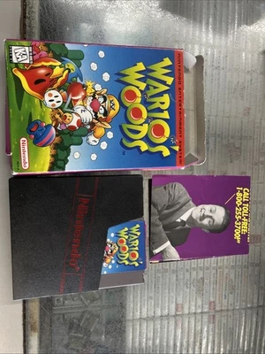 Wario's Woods (Nintendo NES, 1994) - Tested - Box And Game - Image 1 of 4