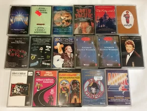 Lot of 17 Cassette Tapes - Songs from Musicals, incl. Andrew Lloyd Webber & More - Imagen 1 de 10