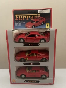 Maisto M.C. Toy 3 Ferrari Collection F40 Testarossa GTO ~1/36 Scale Vintage - Picture 1 of 3