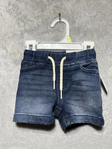 Neu mit Etikett Okie Dokie Kleinkind 3 Monate Jeansshorts mit funktionellem Kordelzug - Bild 1 von 3