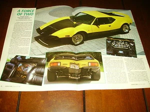 1974 PANTERA TWIN TURBOCHARGED ORIGINAL 1990 ARTIKEL - Bild 1 von 1