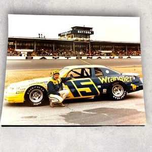 RARE! Dale Earnhardt Sr WRAGNLER #15 FORD THUNDERBIRD DAYTONA VINTAGE 8x10 photo - Picture 1 of 2