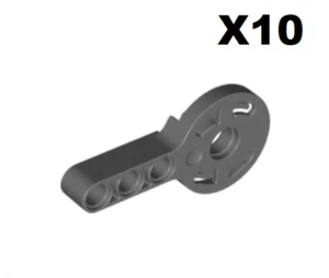 Lego ® Lot 10 Barre Rotation Technic Dk Stone Grey Flex Joint 6M Ø24 Male 44224 - Picture 1 of 1