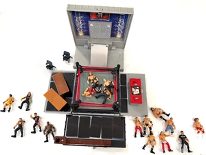 WWE Micro Aggression Crash and Bash Playset mit Mini Figur Wrestler Jakks 2006 - Bild 1 von 8
