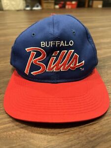 Vintage Sports Specialties Buffalo Bills Script Snapback Hat 90s NFL TWILL RARE