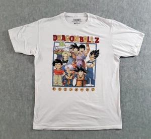 Dragonball Z Goku and Friends Anime Adult Large White Short Sleeve Shirt - Picture 1 of 6