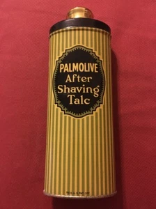 Palmolive After Shaving Talc Retro Vintage Tin Collectible New Old Stock Unused - Picture 1 of 4