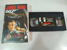 007 James Bond Against Goldfinger Sean Connery - VHS Tape Spanish - 3T