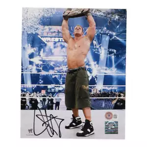 Foto firmada por John Cena WWE 8x10 (Beckett) - Imagen 1 de 1