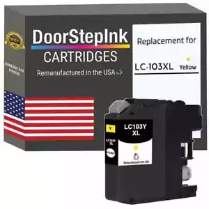 DoorStepInk kompatible Tintenpatronen für Brother LC103Y XL Gelb - USA - Bild 1 von 5