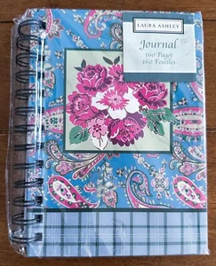 Laura Ashley Design Journal Book 100 Pages Floral Paisley Spiral Binding NIP - Picture 1 of 4