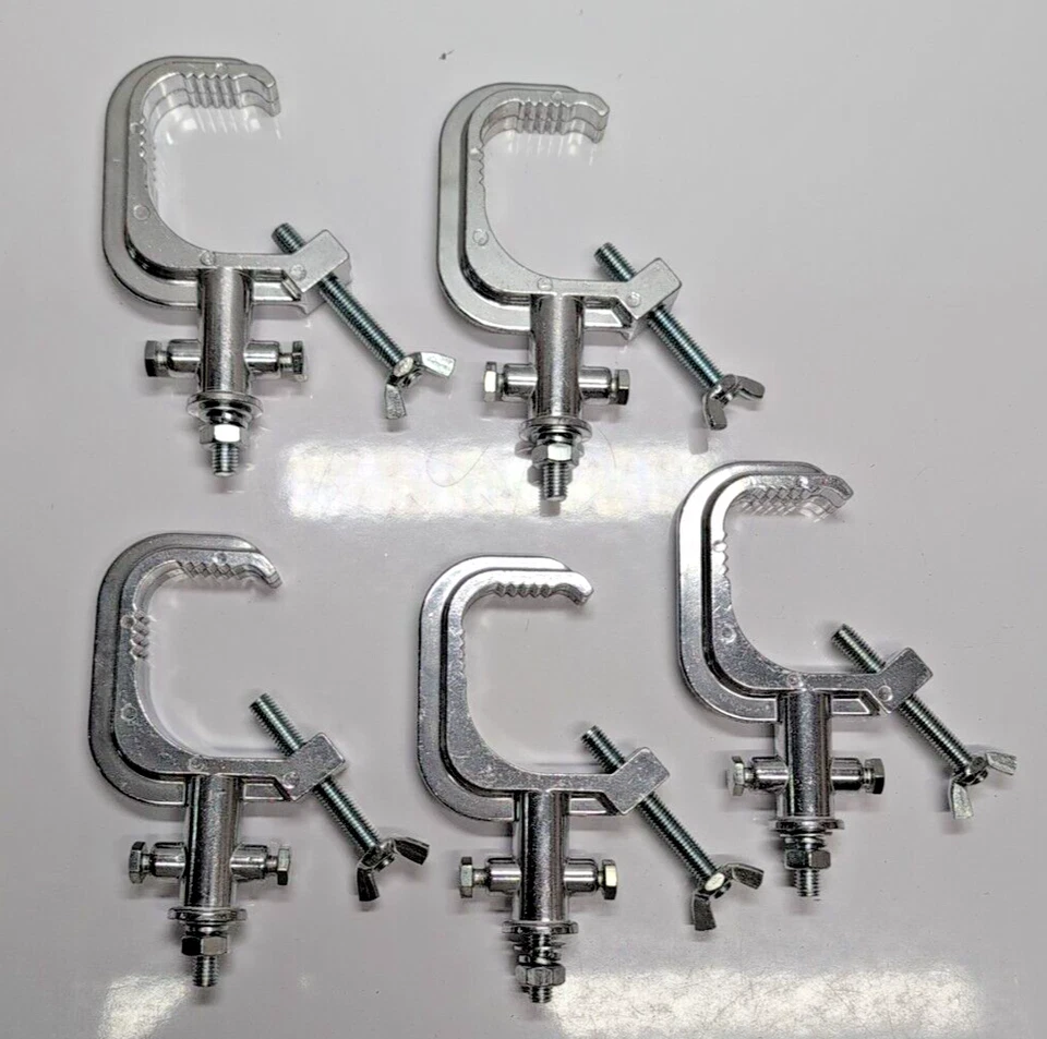 Stage Lighting Clamp Hangers For Drop for 35-55mm OD Aluminum Heavy 2.25" - Image 1 of 4