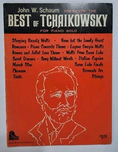 Schaum Best of Tchaikovsky Piano Solos Nivel Intermedio Sin Marcar - Imagen 1 de 4