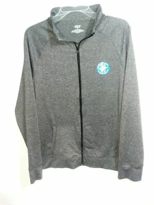 ZONE PRO - MEN "XL" PREMIUM-GRAY-ZIPPER-LIGHTWEIGHT-MOISTURE WICKING JACKET - Picture 1 of 2