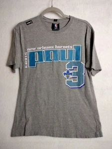 UNK NBA T Shirt Size Small Chris Paul New Orleans Hornets #3 Gray Short Sleeve - Picture 1 of 10