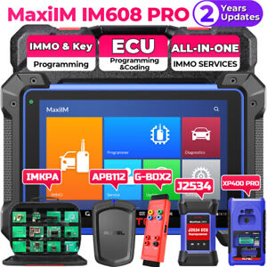 Autel MaxiIM IM608 PRO OBD2 IMMO KEY Programmier +GBOX2+APB112+IMKPA+XP400Pro