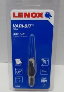 Lenox 30886-VB6 Vari-Bit 3/8-Inch to 1/2-Inch Step Drill Bit with 1/4-Inch Shank - Picture 1 of 5