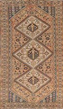Tribal Geometric Traditional Vintage Rug 6x10 Hand-knotted Wool for Living Room