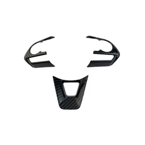 3 Pcs Carbon Fiber ABS Inner Steering Wheel Cover Trim For 2019 2020 Toyota RAV4 - Bild 1 von 6
