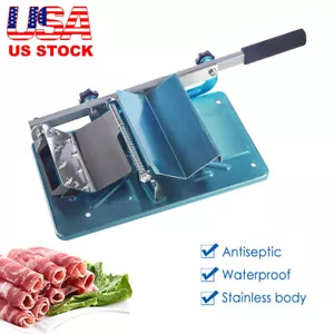 Commercial Stainless Manual Frozen Meat Slicer for Beef, Mutton, Ham - Picture 1 of 9