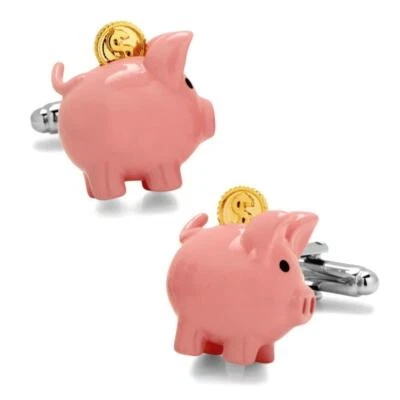 GEMELOS DE ALCANCÍA Moneda de Cerdo Rosa Ahorro Inversor Inversión NUEVO con BOLSA DE REGALO Foto 1 de 4