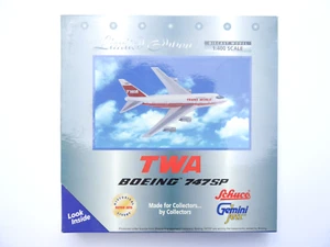 Boeing 747SP TWA TRANS WORLD N57202, Schuco/Gemini Jets 2002 in 1:400 boxed - Picture 1 of 3